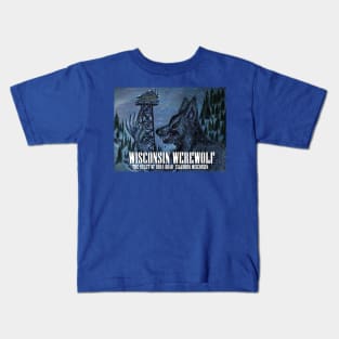 The Snow Covered Wisconsin Werewolf Kids T-Shirt